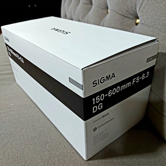 Sigma 150-600mm contemporary review - original box
