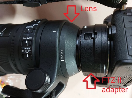 Sigma 150-600mm contemporary review - mounting lens on camera
