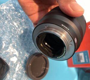 Photo of Sony FE 50mm F1.8 Lens back mount